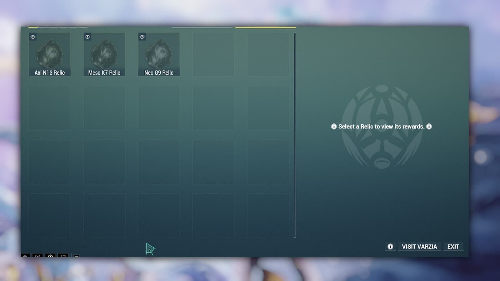 All Kompressa Prime Relics (Image via Sportskeeda || Digital Extremes)